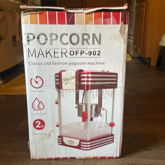 NIB Popcorn Maker  OFP -902  classic old fashion popcorn maker - Picture 1 of 9